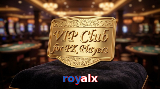 Main screen of Royalx vip page for PK players